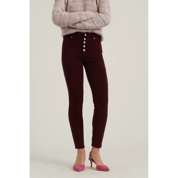 NWT Lucky Brand Bridgette Skinny Corduroy Pants Women's 6/28 Port Royal Jeans